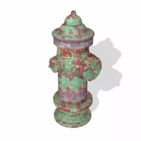 City Vintage Fire Hydrant 3d model