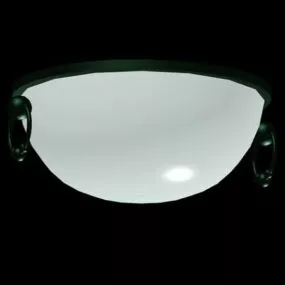 Vintage Shade Home Ceiling Light 3d model