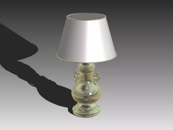 Vintage Style Glass Table Lamp 3d model Vintage Style Glass Table Lamp 3d model
