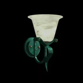 Classic Iron Wall Lamp 3d model