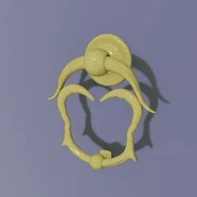 Furniture Marble Door Knocker 3d model