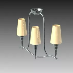 Dinning Room Vintage Pendant Light 3d model