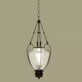 Vintage Style Pendant Lighting Fixture 3d model