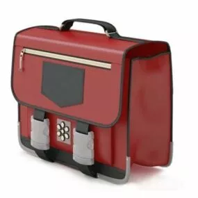 Vintage Women Portfolio Bag 3d model