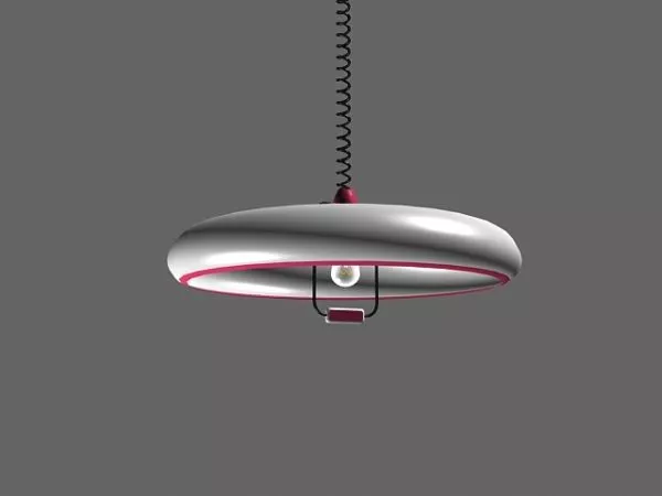 Home Vintage Pull Down Ceiling Light 3d model Home Vintage Pull Down Ceiling Light 3d model