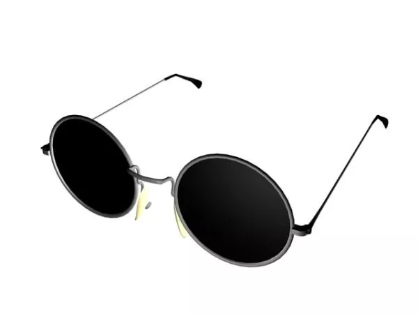 Agent Fashion Glasses 3d model