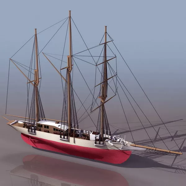 Ancient Merchant Ship 3d model