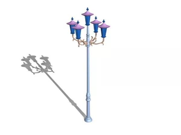 Antique Style Street Light 3d model Antique Style Street Light 3d model