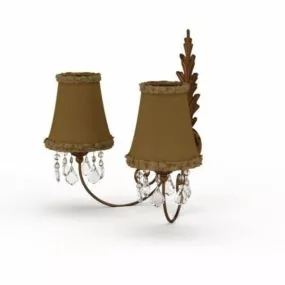 Vintage Style Wall Lights Decor 3d model