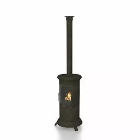 Old Wood Burning Stove 3d model