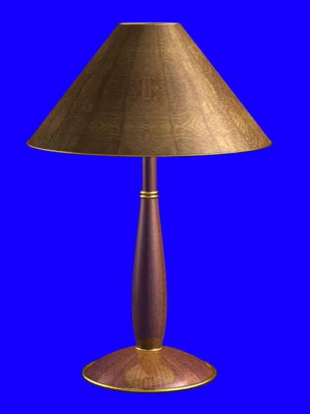 Vintage Wood Lamp Design 3d model Vintage Wood Lamp Design 3d model