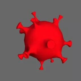 Virus Bacteria 3d model