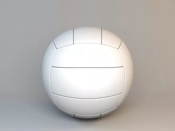 Low Poly Volleyball Ball 3d model