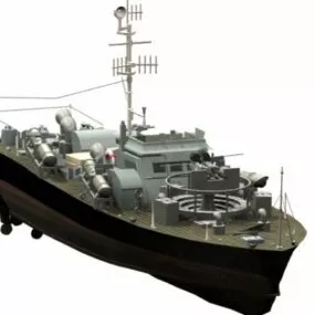 Watercraft Vosper Motor Torpedo Boat 3d model