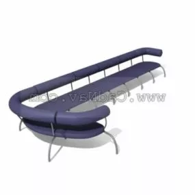 Waiting Chairs Furniture 3d model