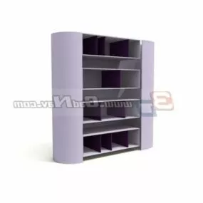 House Furniture Wall Bookcase 3d model