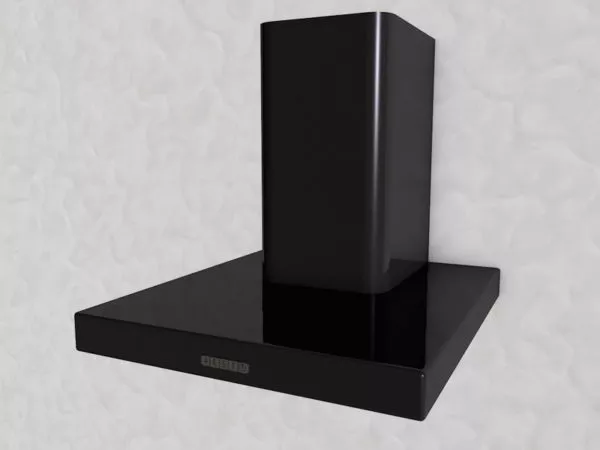 Modern Stainless Steel Kitchen Hood 3d model