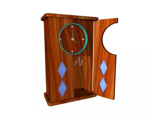 Clock Hydrant Industial Style 3d model