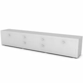 Wooden Lower Wall Cabinet For Kitchen 3d model