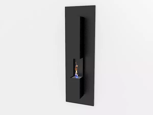 Wall Gas Fireplace For Home 3d model Wall Gas Fireplace For Home 3d model
