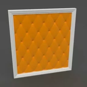 Upholstery Wall Interior Design 3d model