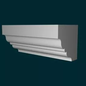 Wall Top Molding 3d model