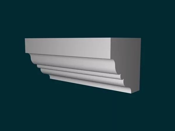 European Ceiling Classic Component 3d model