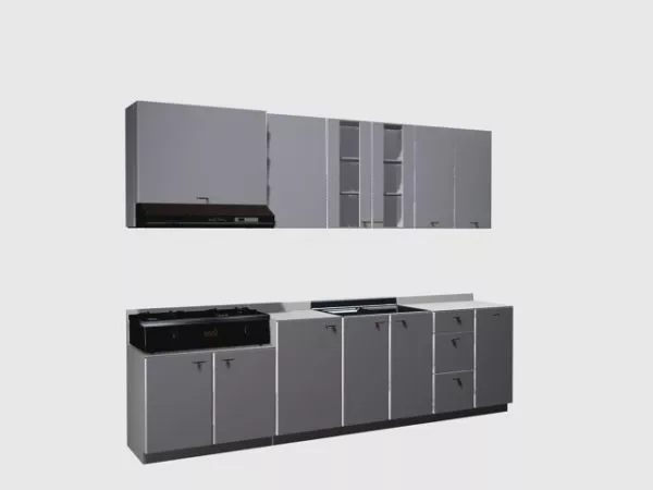 2 Burner Gas Cooktop Stove 3d model