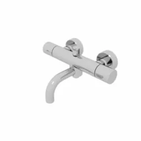 Bathroom Wall Mounted Basin Mixer 3d model