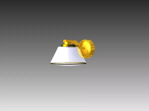Antique Wall Night Light 3d model Antique Wall Night Light 3d model
