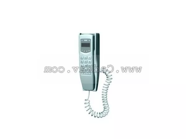 Old Wall Telephone 3d model Old Wall Telephone 3d model