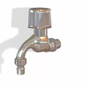 Home Washing Machine Tap 3d model