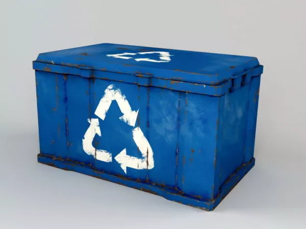 Street Waste Dumpster 3d model Street Waste Dumpster 3d model