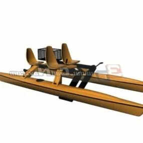 Watercraft Pedal Boat 3d model
