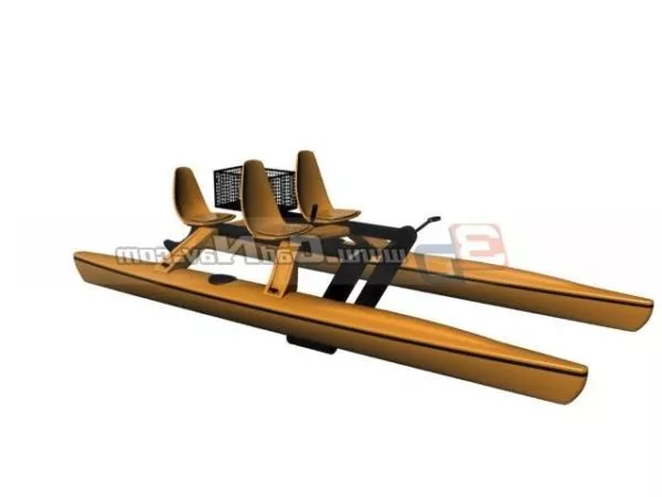 Broken Boat 3d model