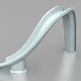 Swimming Pool Water Slide 3d model