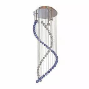 Waterfall Style Chandelier 3d model