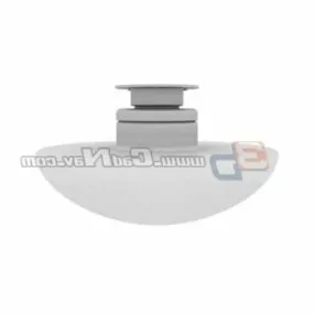 Design Waterproof Glass Ceiling Lamp 3d model