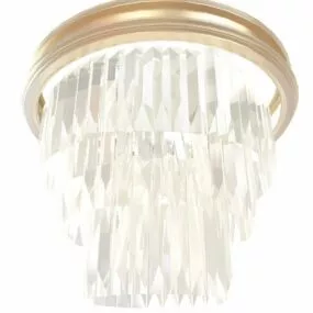 Wedding Cake Shape Crystal Chandelier 3d model