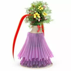 Wedding Flower Decoration 3d model