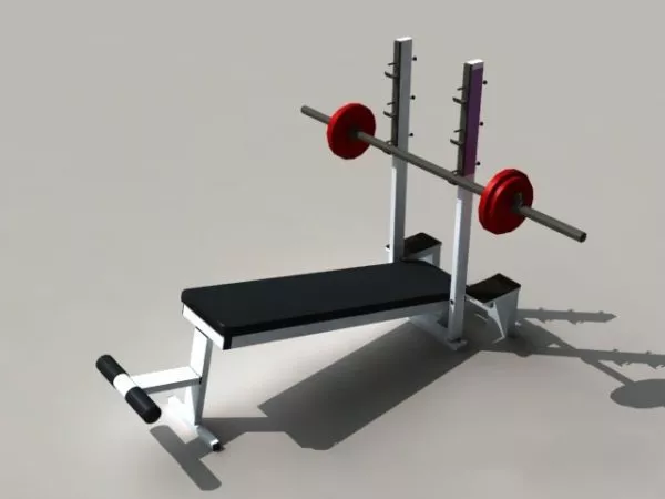 Gym Bench, Sport Equipment 3d model