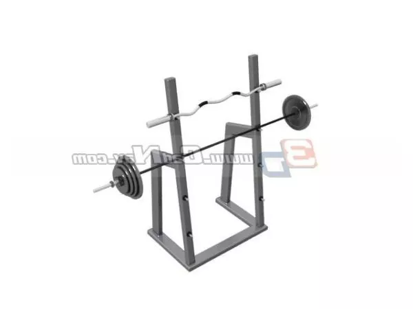Gym Weight Lifting Barbell 3d model Gym Weight Lifting Barbell 3d model