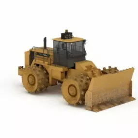 Industrial Compactor Bulldozer 3d model