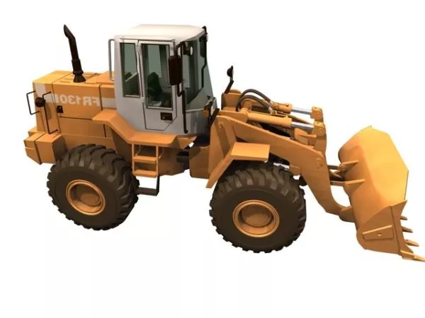 Industrial Machine Wheel Loader Scoop 3d model Industrial Machine Wheel Loader Scoop 3d model