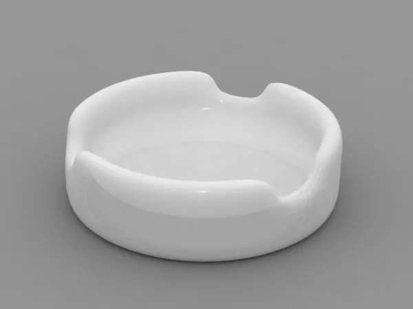 Lit Cigarette Ashtray 3d model