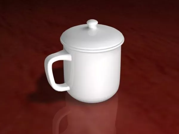 Ancient Chinese Gold Wine Cup 3d model