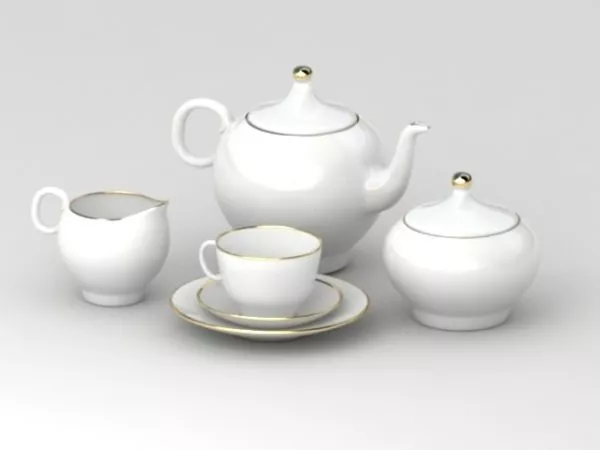 Wine Glass Cup Tableware 3d model