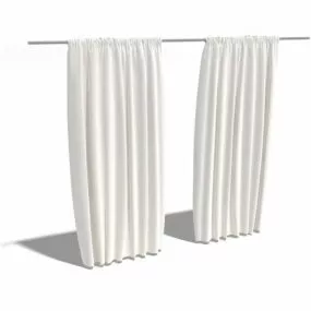 Windows Backdrop Curtain 3d model
