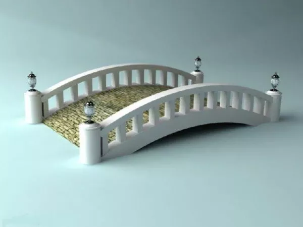 Scotland Aberfelby Bridge 3d model