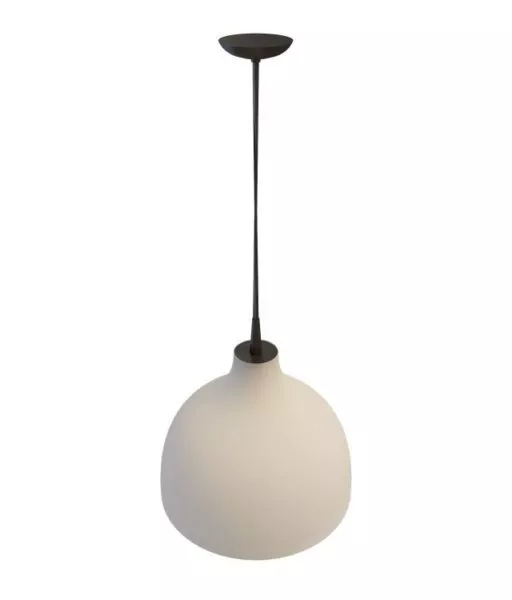 White Shade Minimalist Hanging Lamp 3d model White Shade Minimalist Hanging Lamp 3d model